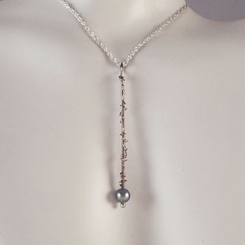 Guitar String Pearl Pendant
