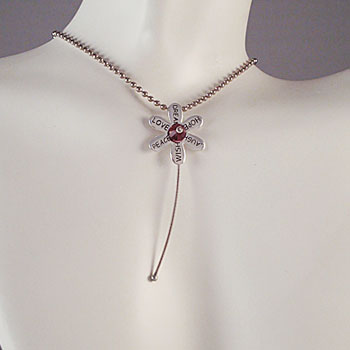 Guitar String Flower Pendant