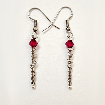 Guitar String Earrings