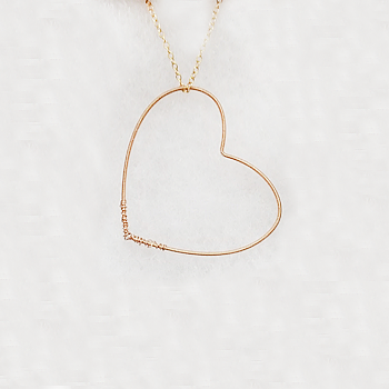 Guitar String Heart Pendant